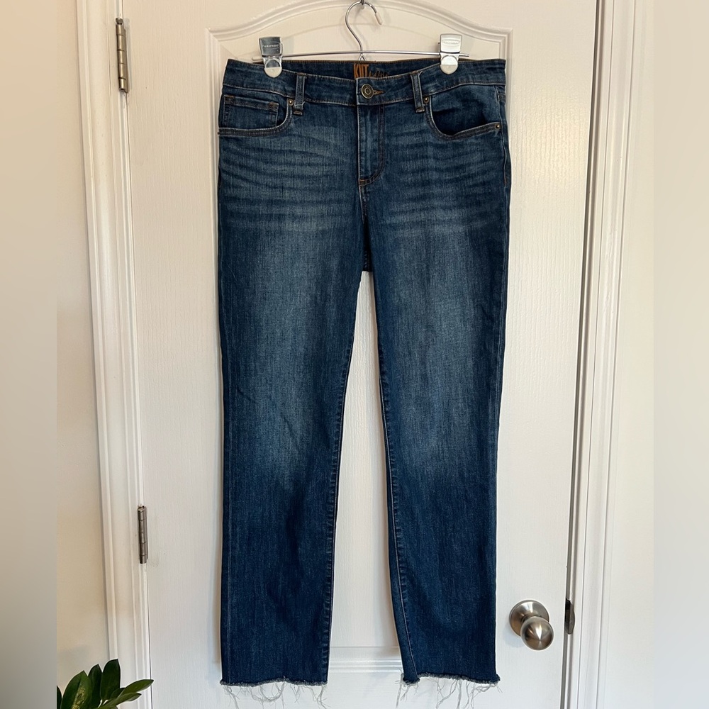 Kut From the Cloth Straight Mid-Rise Jeans, 8